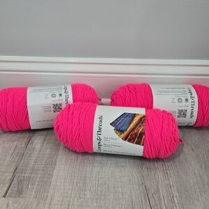 Loops & Threads Soft Acrylic In Neon Pink